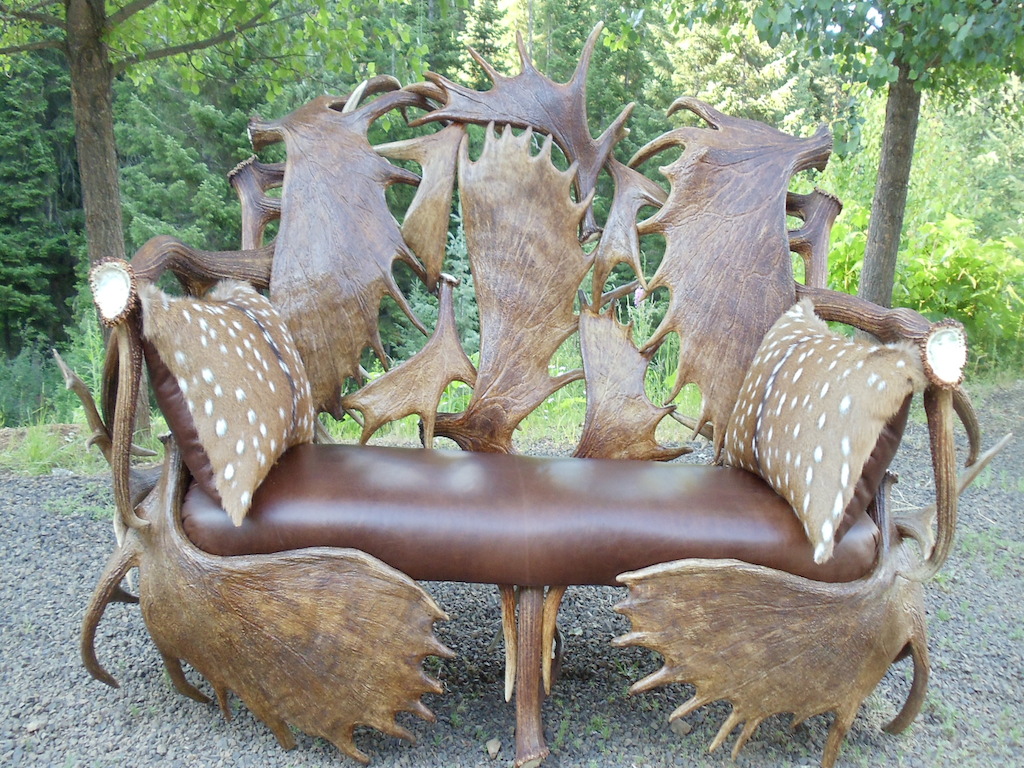 Antler Black Sofa