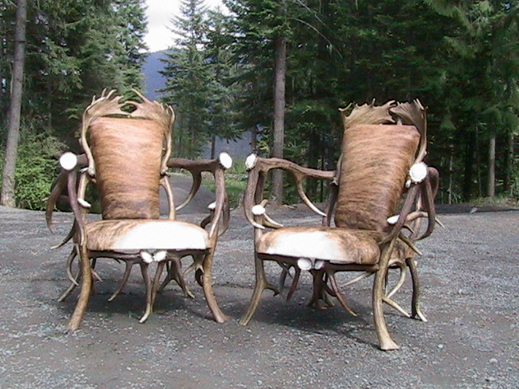 Matching Elk Fallow Chairs